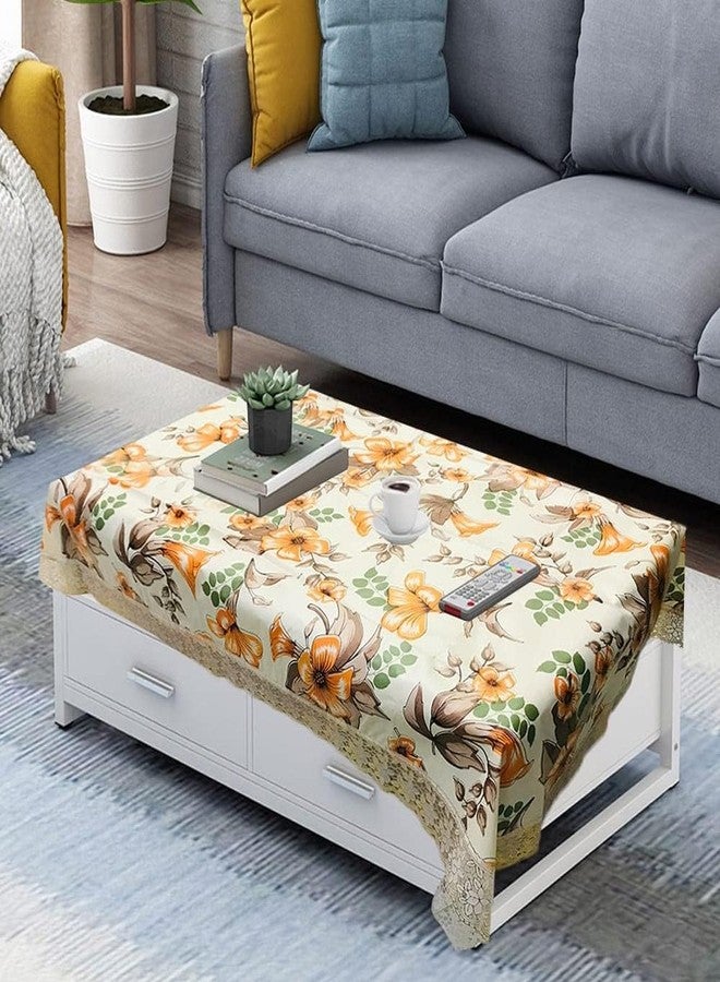 Homerz Premium Center Table Cover Waterproof and Dustproof (Blossom, 40x60 inch- Center Table)